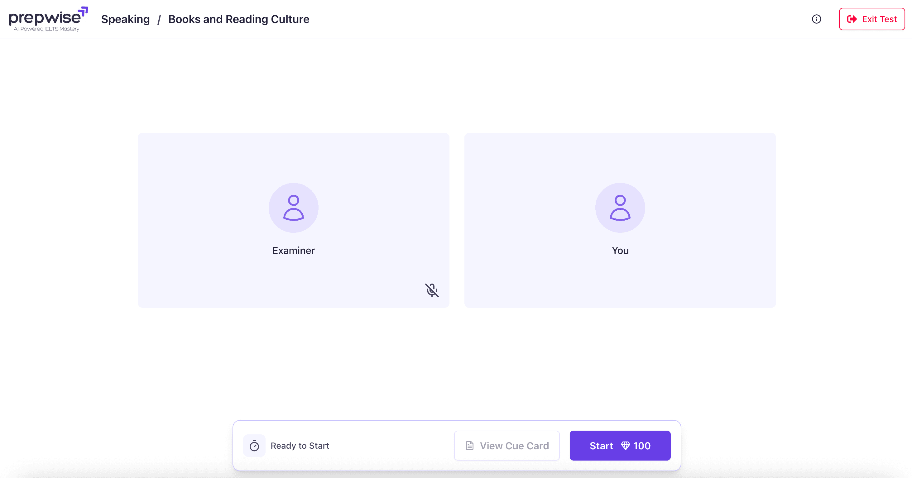 PrepWise Speaking Test Demo